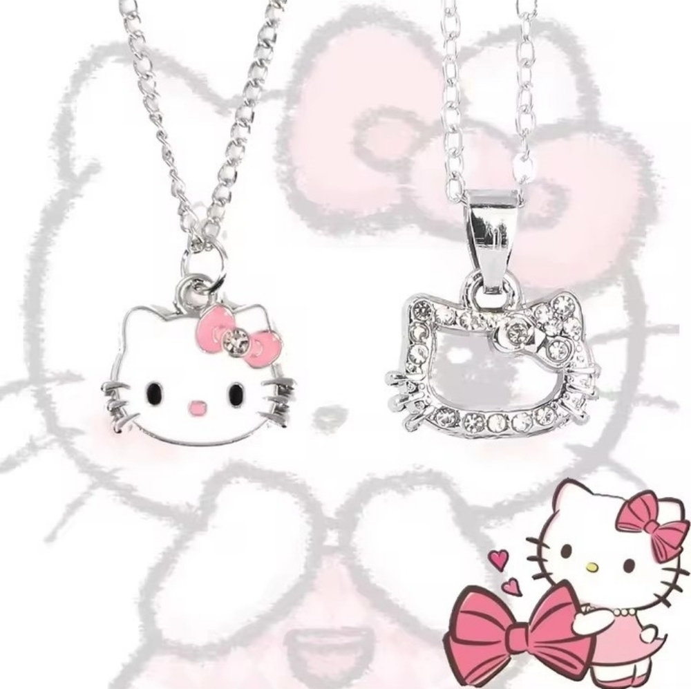 Hello Kitty Pink‎ Necklace New f75
